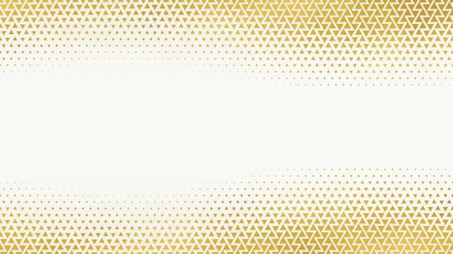 Elegant Gold Geometric Background. A stylish motion graphic of shifting golden triangles forming a frame. Perfect for luxury corporate presentations and high-end video intros