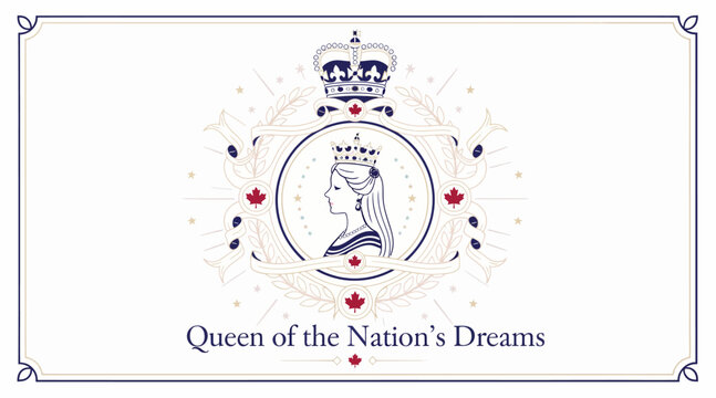 royal crest, queen of the nation's dreams