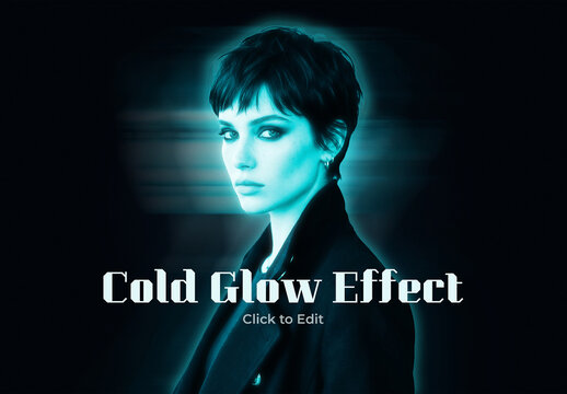 Cold Glow Photo Effect