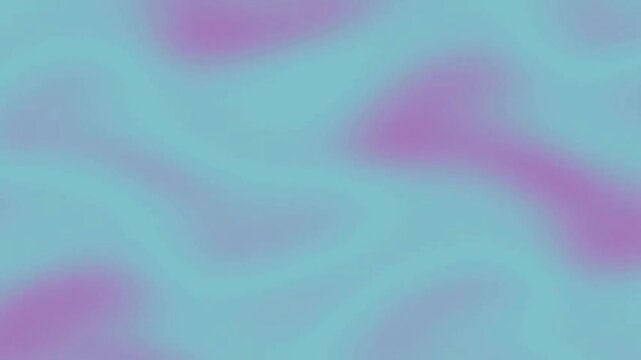 Abstract Fluid Color Waves Moving Across Soft Turquoise Purple Background