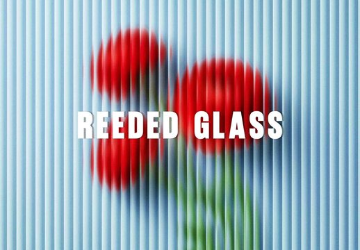 Reeded Glass Photo Effect