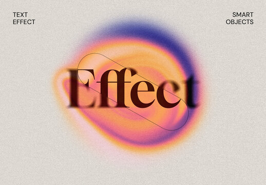 Gradient Blur Text Effect