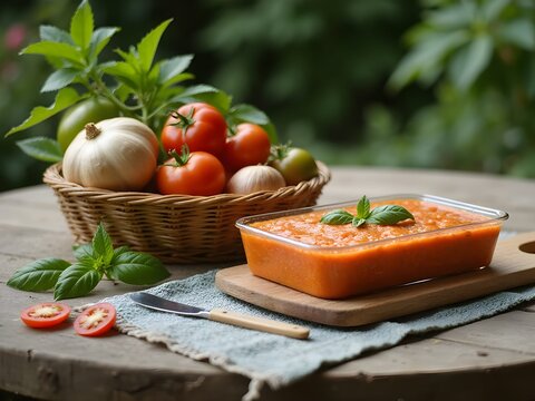 Gazpacho, salutare e fresco piatto estivo per una dieta sana e vegetariana