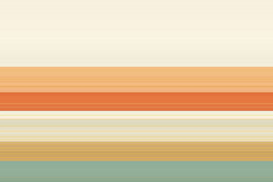 A vibrant digital background featuring smooth horizontal stripes in warm orange and teal color tones
