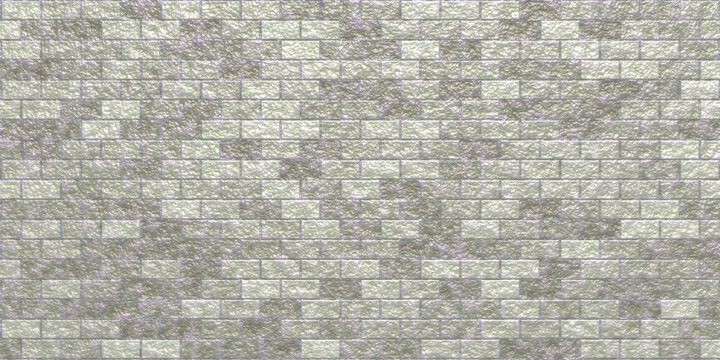Repeatable brick wall pattern texture