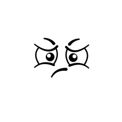 Fototapeta premium Comic character expression