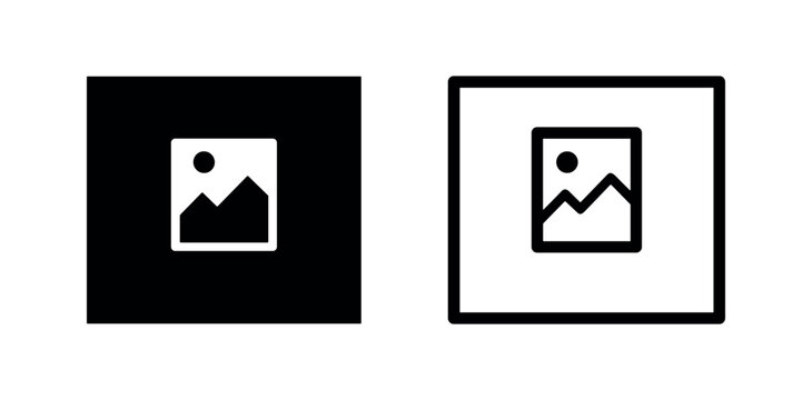 Image placeholder icon inside square frame