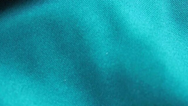 Blue sports clothing fabric football shirt jersey texture close up