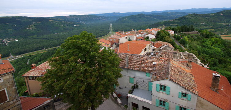 Motovun  is a village and a municipality in central Istria, west Croatia. In ancient times, both Celts and Illyrians built their fortresses at the location of present-day Motovun