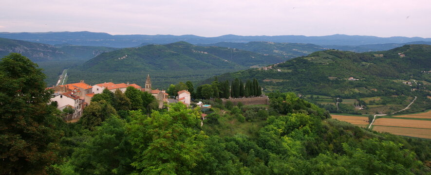 Motovun  is a village and a municipality in central Istria, west Croatia. In ancient times, both Celts and Illyrians built their fortresses at the location of present-day Motovun