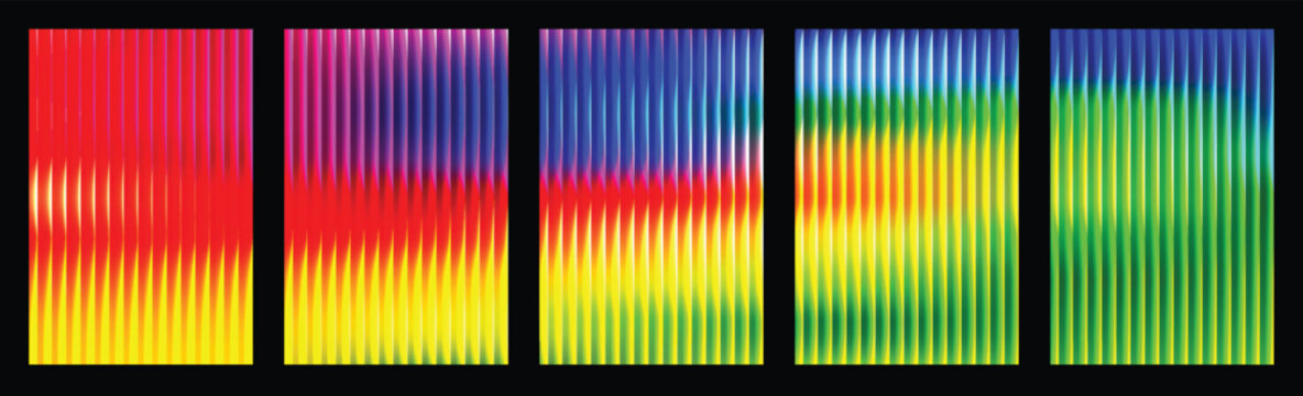 Abstract wave background with smooth gradient and soft vertical motion lines for modern technology concept, ripple, used today to express calm energy, lo-fi style, and professional visuals