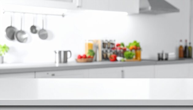 A serene kitchen scene with a pot, utensils, and vegetables on the counter indoors.