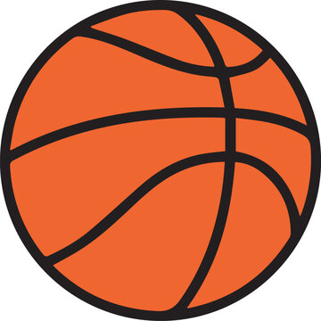 School Basketball Sports Vector Illustration