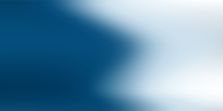 Blurry abstract background, template with a soft wavy gradient blending deep blue into light grey. Minimalist and modern design, ideal for presentations, banners or digital visual user interfaces.