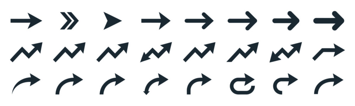Set of Arrow Icons