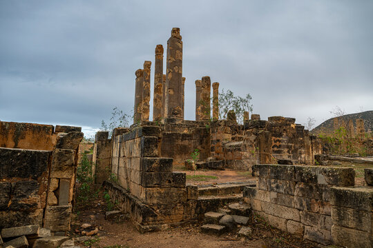 Exploring the ruins of Ptolemais in Eastern Libya, revealing the ancient structures and historical significance of the site