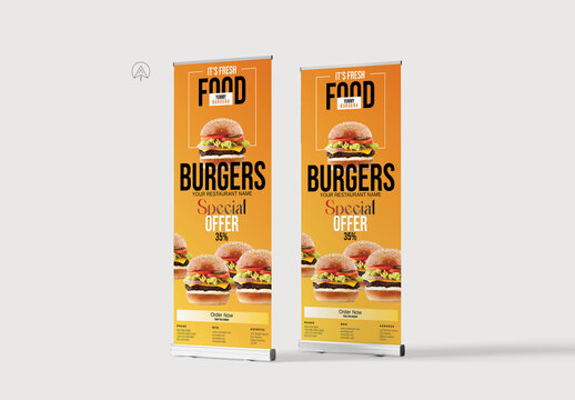 Special Burger Roll-Up Design