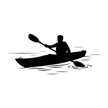 kayaking on the river