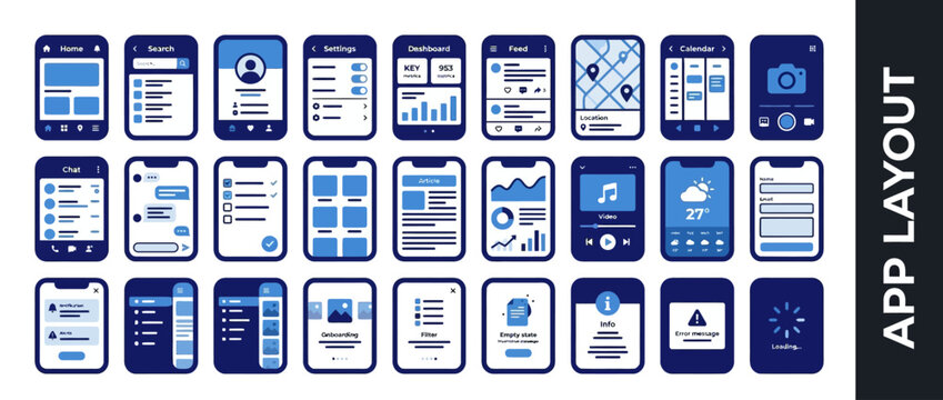 Modern App Interface Design Examples Collection