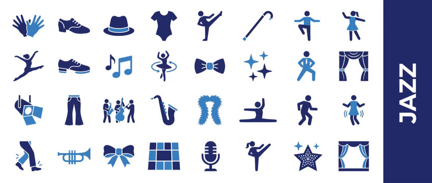 Performance and Music Icons Set
