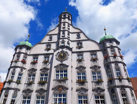 Memmingen, Rathausfassade