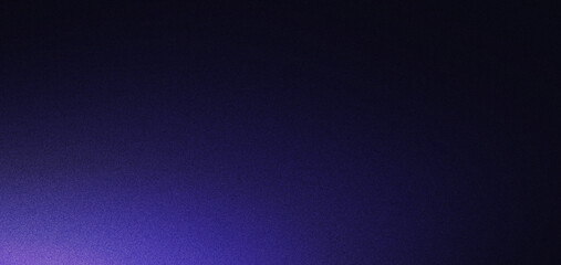 Obraz premium Dark blue purple gradient background texture, abstract grain noise with smooth color transition and empty copy space