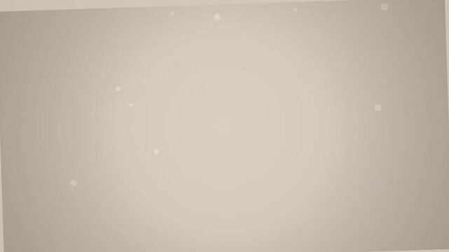 Abstract motion graphic of white geometric paper blocks dissolving into particles