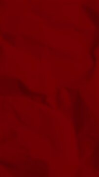 Crumpled red Paper Texture vertical Animation