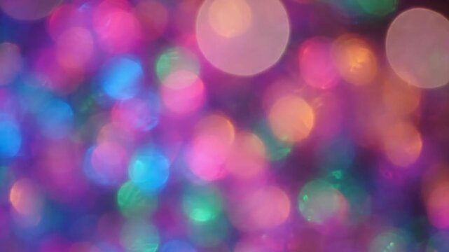 Psychedelic holographic background with defocused colors and lights in a vibrant mix