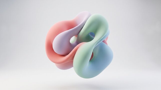 Fondo de dise&ntilde;o minimalista con elementos 3D, estilo moderno y limpio