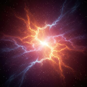Surreal and vibrant cosmic background illustrating the boundless nature of subconscious thought and altered perception. Flowing colors merge, background, ethereal, concept