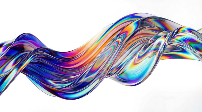 Vibrant multicolored swirling abstract art flows across the screen