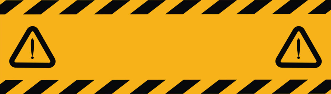 Warning stop sign. Important announcement. Design with stop icon for banner or signboard. Vector illustration