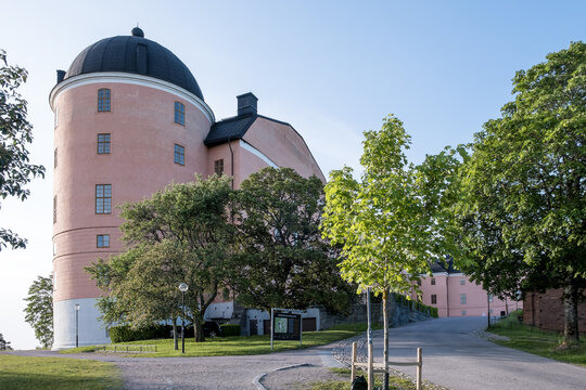 View of Uppsala Castle, a historic fortress in Sweden with a rich past, now home to museums and a governors residence