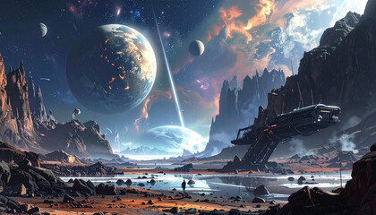 Surreal Planet Valley