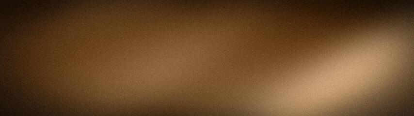 Fototapeta premium Brown beige gold gradient abstract texture background with grainy grunge blur effect for wallpaper