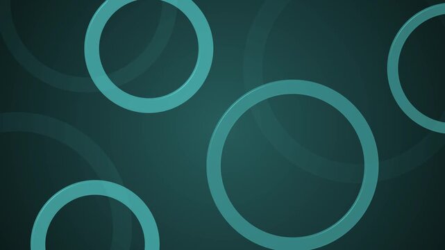 Abstract background with overlapping light circles and rings, simple modern geometric pattern with soft shadows animation
