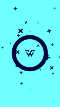 Vertical Glowing Cross Particle Burst Logo Reveal &ndash; Minimal Clean Brand Intro Light Animation for Short-Form Video