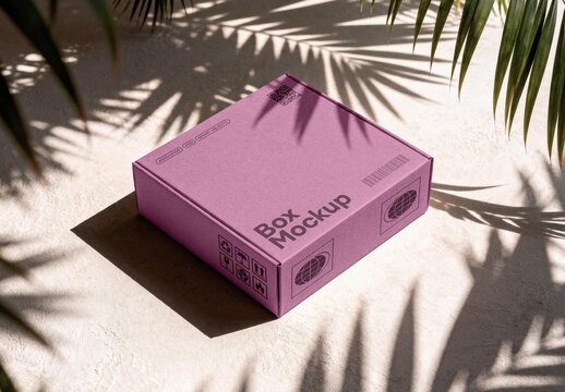 Box Mockup With Generative AI For Branding And Product Design