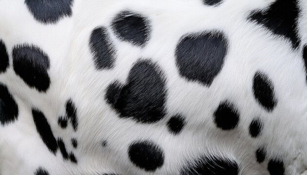 dalmatian fur pattern with black spots on white