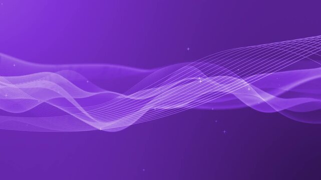 Abstract wavy lines flowing across background with subtle stars smooth gradient, modern minimalist tech aesthetic
