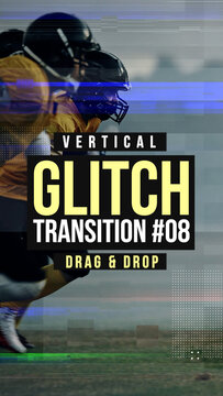 Vertical Glitch Transition 08