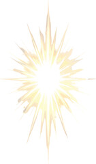 Fototapeta premium sparkle light burst starburst explosion, bright yellow and orange flare, abstract energy glow effect