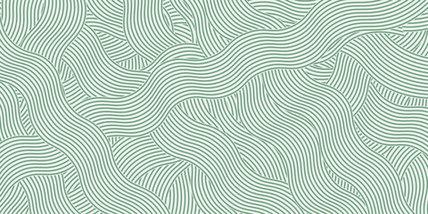 Fototapeta premium farm green banner, organic abstract background with fields. wavy green lines, natural organic products. eps10