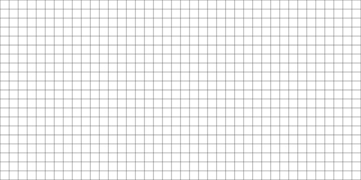 Black grid lines on white background graph paper texture