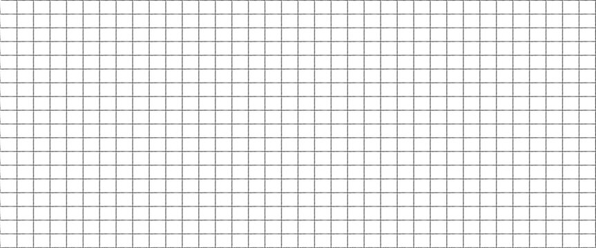 White grid paper background with uniform square cells