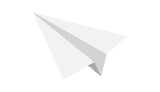 Paper Airplane PNG on Transparent Background, paper plane, origami airplane, flying paper, message icon, travel symbo