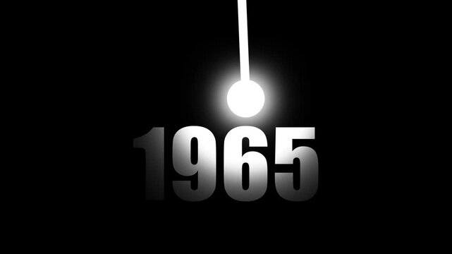 1965 Bright concept Lighting Up &ndash; Futuristic New Year Concept Symbolizing Innovation, Strategy and forward Thinking Success business growth on background...
