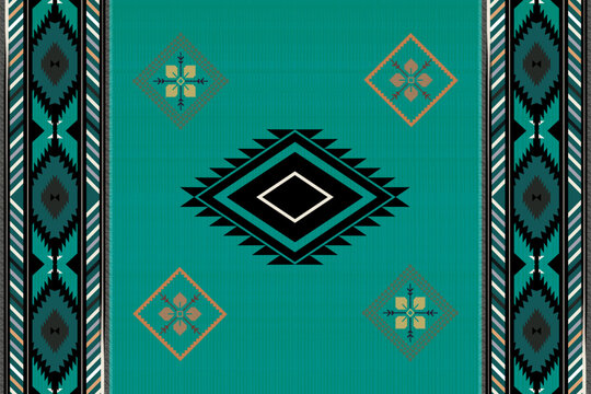 Bold green pixel art rug medallion seamless pattern blending classical Persian carpet medallion composition with retro 8-bit pixel aesthetics. Rich green palette from deep forest and emerald to sage 