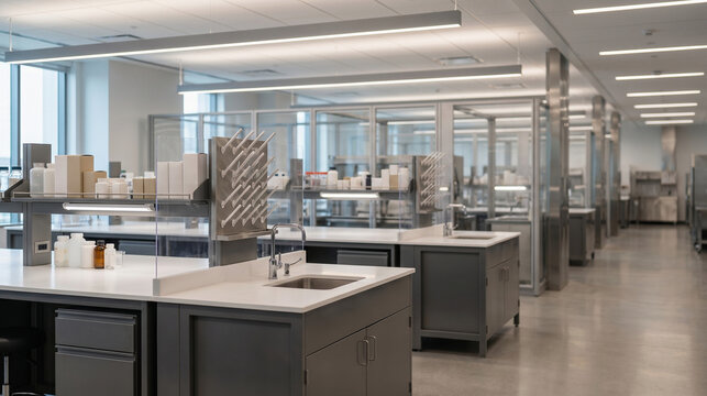 Life Science Facility Buildout With Modular Sample Prep & Wet Lab Processing
